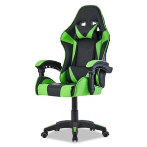 Walden Ergonomic Gaming Chair, Adjustable, Swivel, Green