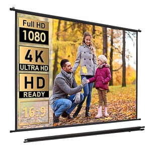 INMOZATA 40-Inch Matte White ALR Projector Screen, 16:9, Wall/ceiling Mounted