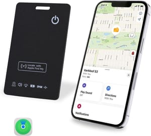 LBPRT Apple AirTag Card Wallet Tracker, iOS Only, 1.6mm
