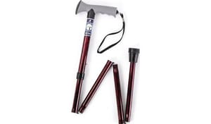 Drive Medical Adjustable Folding Walking Stick Gel Handle Cane
