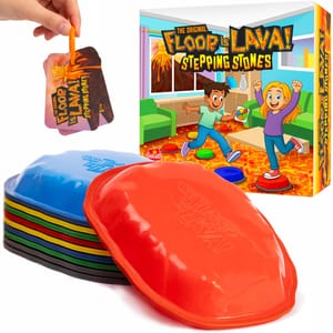 The Floor is Lava! Stepping Stones Edition for 26 Players