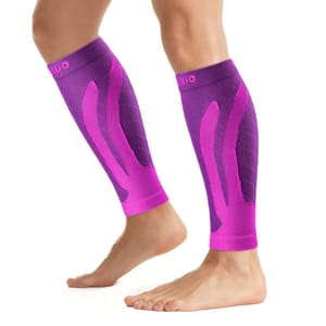 CAMBIVO Calf Compression Sleeves for Men & Women, 2 Pairs