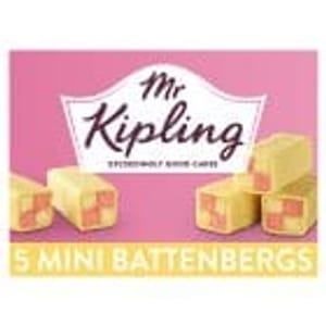 Mr Kipling Mini Battenbergs 5s