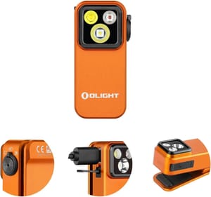 OLIGHT Oclip Pro Clip-on Flashlight 500 Lumens USB-C Rechargeable