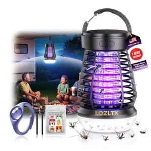 Ultra-Quiet Fly ZapperDual-Band UV 3X More CatchFly Killer