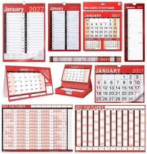 2027 Wall Calendar Slim Calendar