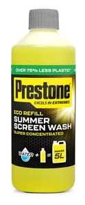 Prestone Eco Summer Screenwash Concentrate, Streak-Free, 500ml