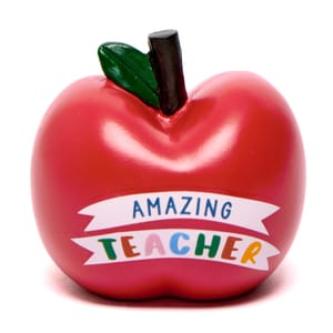 Amazing Teacher Apple Ornament