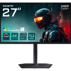 Gigabyte MO27U2 OLED 4K Gaming Monitor, 240Hz, HDMI 2.1, DP1.4