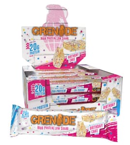 Grenade Carb Killa Birthday Cake Protein Bar 60g Case of 12