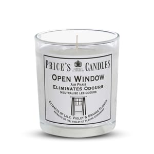 Price's Open Window Jar Candle with Lily, Violet and Orange