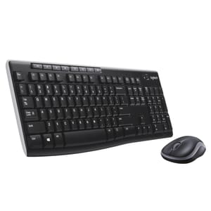Logitech MK270 Wireless Keyboard and Mouse UK QWERTY