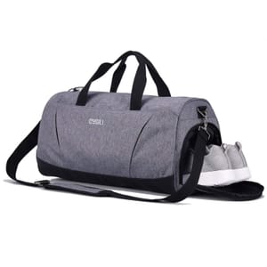 Gym Duffel Bag with Shoes Compartment and Wet Pocket