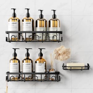 Deyhoc 3-Pack Rustproof Stainless Steel Shower Caddies