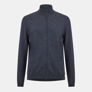 Boss Mens BOSS Wool Full Zip Sweatshirt