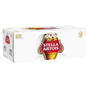 18 X 440ml Stella Artois Premium Lager Cans (£10.28/£8.88 S&S)