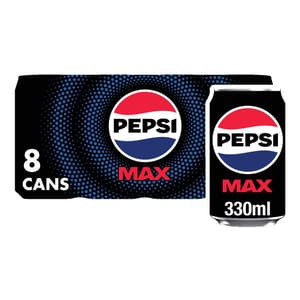 Pepsi Max Cans, 8 X 330ml & Cherry ££2.65/£2.32 S&s