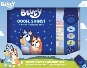 Bluey - Oooh, Shiny! A Bluey Flashlight Toy Adventure Sound Book