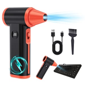 Larkeey 130000RPM Electric Air Duster for Computers and Keyboards