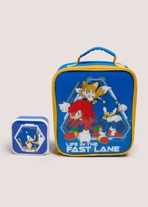 Sonic the Hedgehog Blue Lunch Bag & Snack Box