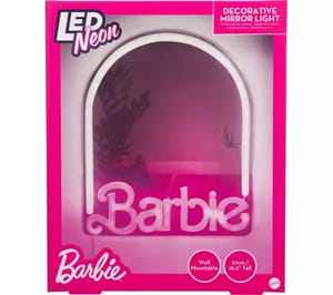 PALADONE Barbie Wall Mountable LED Neon Mirror