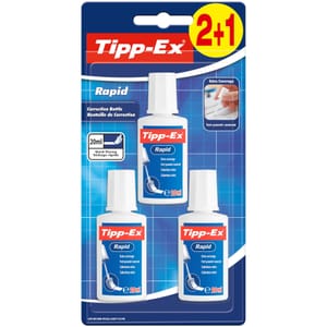 Tipp-Ex Rapid,Pack of 3, White