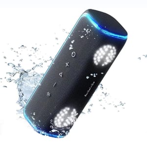 Decibelvibe TNZ-7 Portable Bluetooth Speaker IPX7 30W RGB Lights
