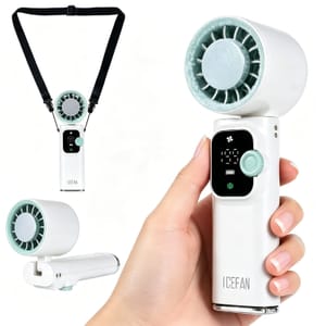 Handheld Portable Turbo Fan with Ice Cooler