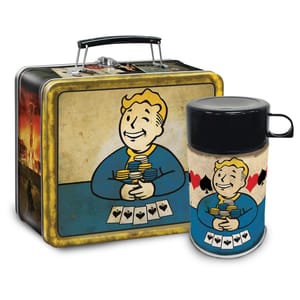 FanWraps Fallout Vault Boy New Vegas Lunchbox and Flask