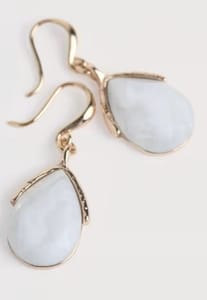 Reed Moon Drop Earrings