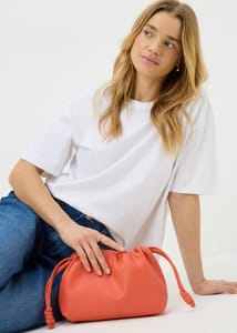 Coral Pouch Bag