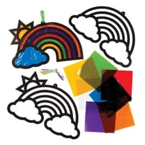 Rainbow Stained Glass Decoration Kits