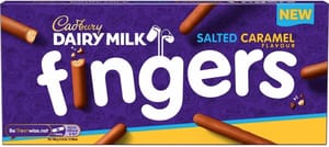 Cadbury Dairy Milk Salted Caramel Fingers, 114g (95p/85p S&S)