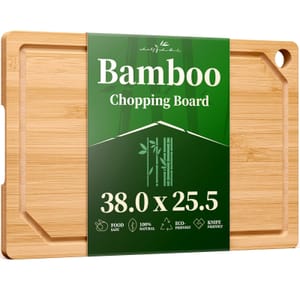 Kitsure Bamboo Chopping Board, Multi-Size, Large, Natural