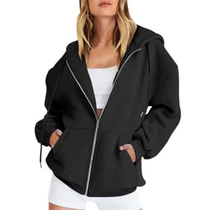 Oversized Women's Hoodie Casual Jacket UK