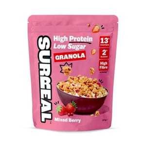 Surreal High Protein Granola Mixed Berry 300g