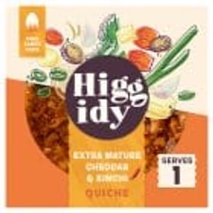 Higgidy Extra Mature Cheddar & Kimchi Quiche155g