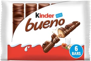 Kinder Bueno Classic Chocolate Snack 6 Bars £1.42/£1.27 S&s