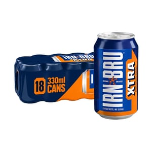 Irn-Bru Xtra Extra Taste No Sugar - 18 X 330ml Cans