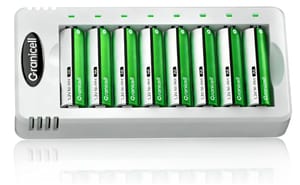 AA Rechargeable Batteries with Charger - Only £11.89