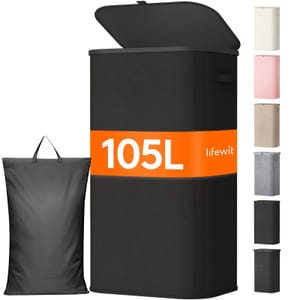 105L Laundry Basket with Lid - £11.90