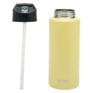 Smash Yellow Stainless Steel Sipper Water Bottle - 1 Litre