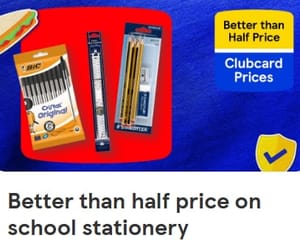 Tesco Back To School Better Than Half Price On School Stationery Clubcard Prices
