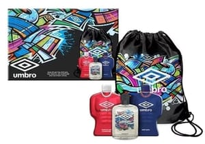Umbro Drawstring Bag Set with 100Ml Edt, 75Ml Body Wash & Shampoo