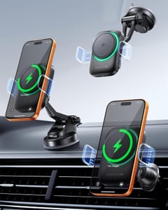 INIU MagSafe Car Mount Charger Qi2 15W Fast Charge