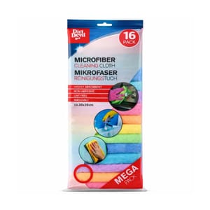 Dirt Devil Microfibre Cleaning Cloths Mega Pack 16 Cloths, £9.80 On Amazon
