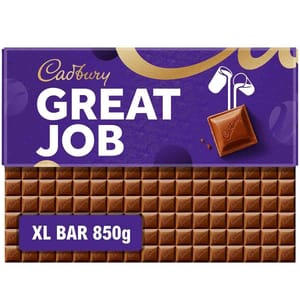 Cadbury Dairy Milk "Great Job" XL Chocolate Bar 850g