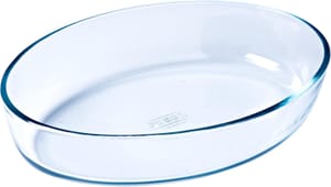 Pyrex Airfryer Oval Oven Dish, Borosilicate Glass, 21x13 Cm