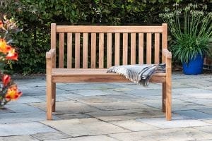 Windsor Teak Garden Bench 2 Seater 1.2m