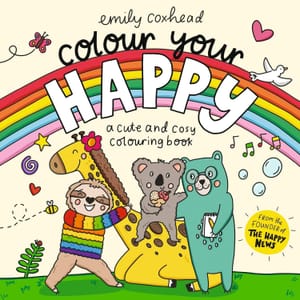 Colour Your Happy: Holiday Coloring for All Ages, Animal Friends
